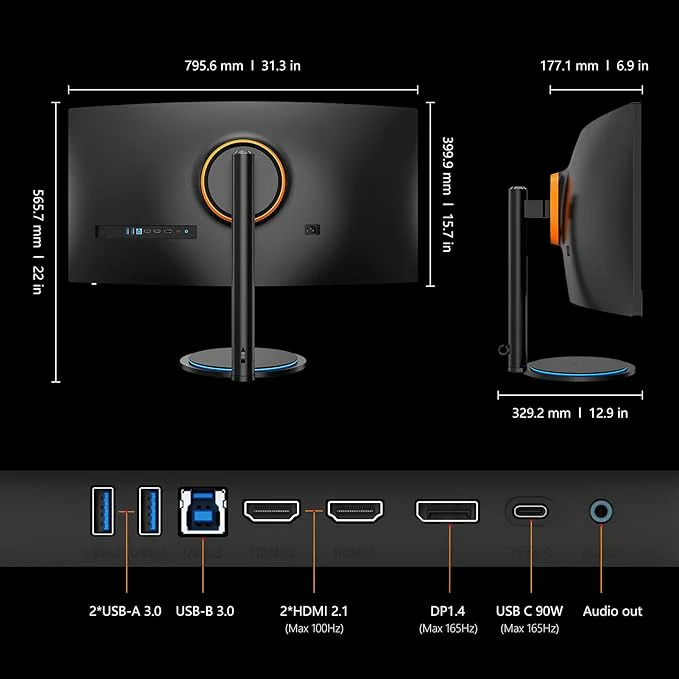 Innocn 34G1R Curved Ultrawide Monitor Launched; Comes with a 34-inch WQHD Display and 15W Wireless Charger: