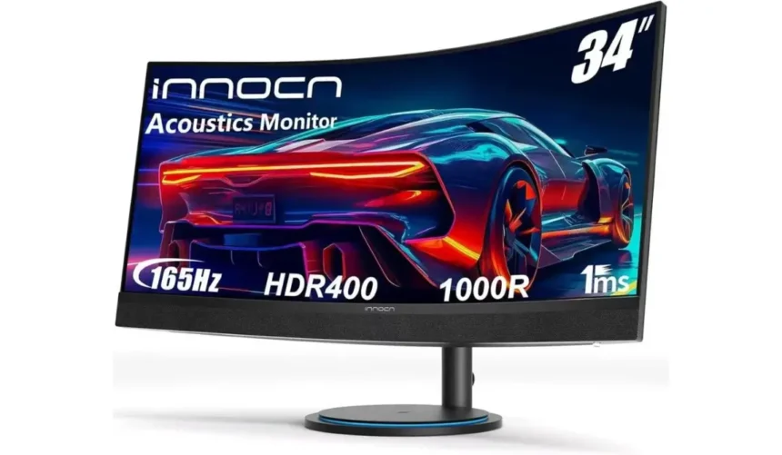 Innocn 34G1R Curved Ultrawide Monitor Launched; Comes with a 34-inch WQHD Display and 15W Wireless Charger: