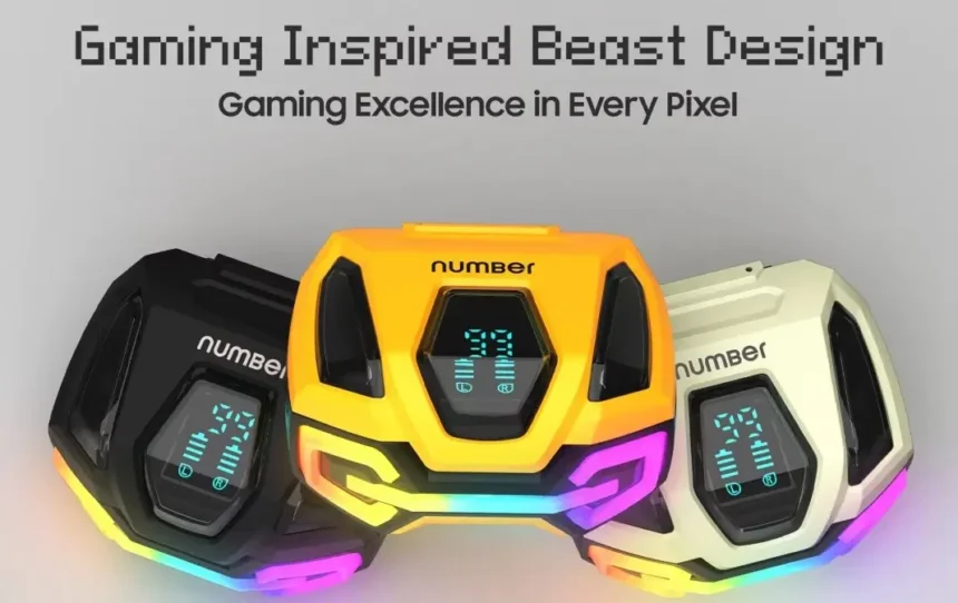 numBer Super Buds GT M9 gaming TWS Launched in India, Priced at Rs. 1,349; Checkout all Features