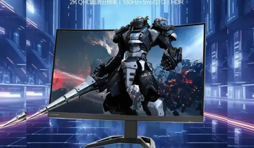 Lenovo R32qc-30, 31.5-inch 2K 180Hz curved gaming monitor Launched; Features 1500R curvature: