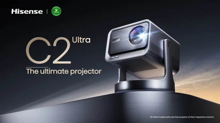 Hisense C2 Ultra Projector Launched: A 4K Mini Laser Projector with upto 3000 ANSI Lumens Brightness: