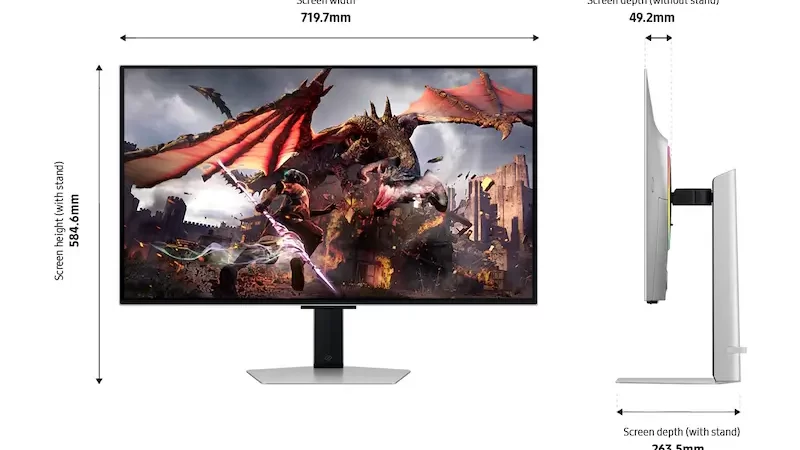 Samsung Odyssey OLED G80sd 4K gaming monitor launched, Comes with 0.03ms low latency: